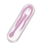 Lens Applicator & Tweezer Contact Lens Inserter Remover Soft Tip Tweezers & Case Kit Hygienic