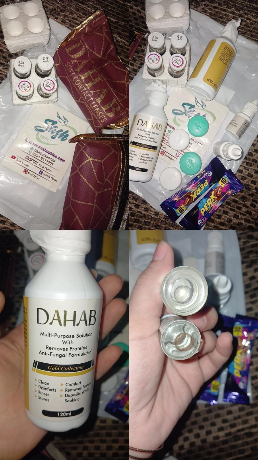 Fresh Lady (Glitter Gray) Plain and Prescription Contact Lenses photo review