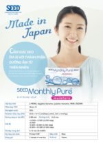 SEED Monthly Pure moisture Transparent Contact Lenses