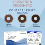 Freshkon Eyezpro Prosthetic Contact Lens With Black Pupil