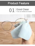 Microfiber Clean Cloth Glasses Cleaner all Type glasses , Camera Lens , Phone Screen, Cleaning Cloth Cloth Soft Chamois 3Pcs - Image 7
