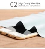 Microfiber Clean Cloth Glasses Cleaner all Type glasses , Camera Lens , Phone Screen, Cleaning Cloth Cloth Soft Chamois 3Pcs - Image 3